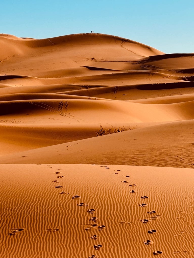 Sahara Desert landscape merzouga